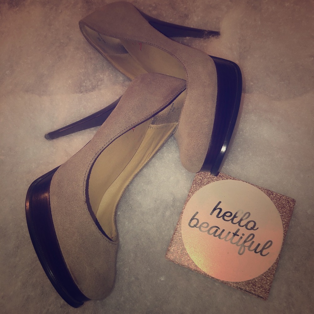 Levity Suede Platform Heels